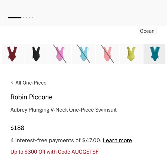 Robin Piccone one piece! - Picture 5 of 5